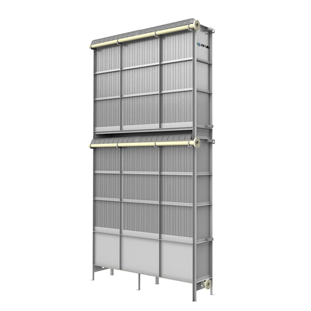 Módulo de membrana plana de doble apilamiento Kubota MBR para tratamiento de aguas residuales