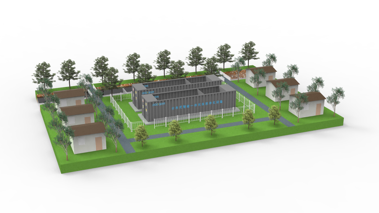 Dispositivo de tratamiento y purificaci&oacute;n de aguas residuales integrado inteligente distribuido