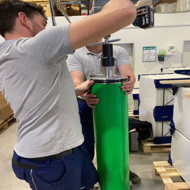 Membrana de ósmosis inversa de tubo de disco JX-DTRO fabricada por proveedor de China 