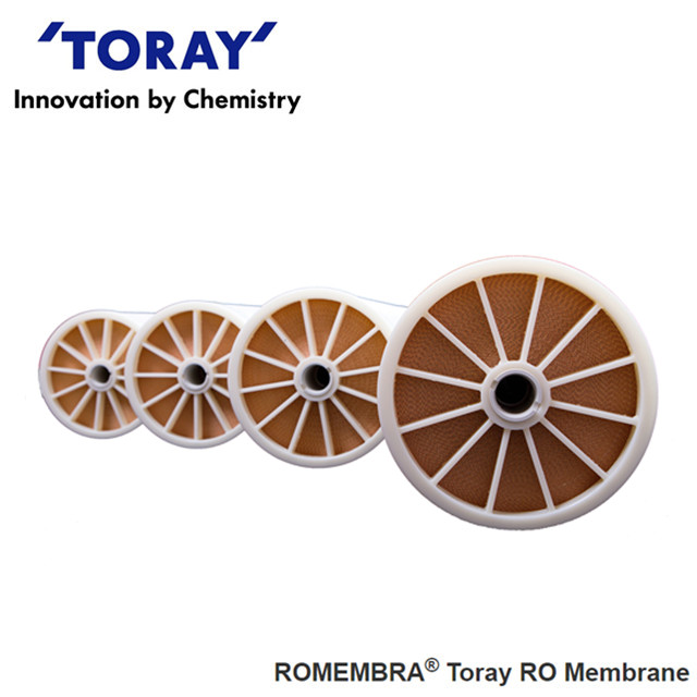 Nanofiltración y elementos de ósmosis inversa Toray 8040 fabricados en Japón 